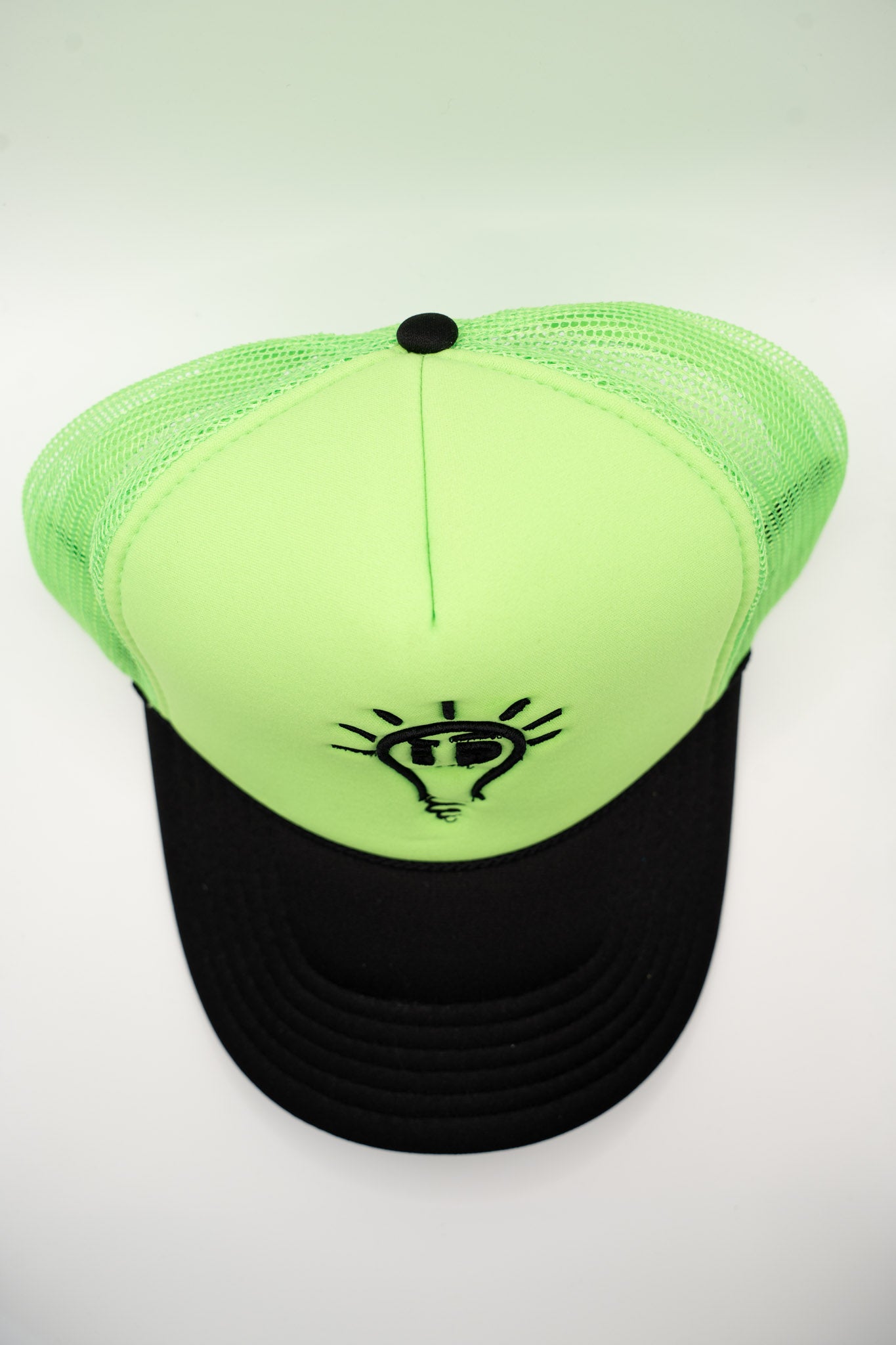 Foam Trucker Hat | Neon Green & Black w/ Black Logo