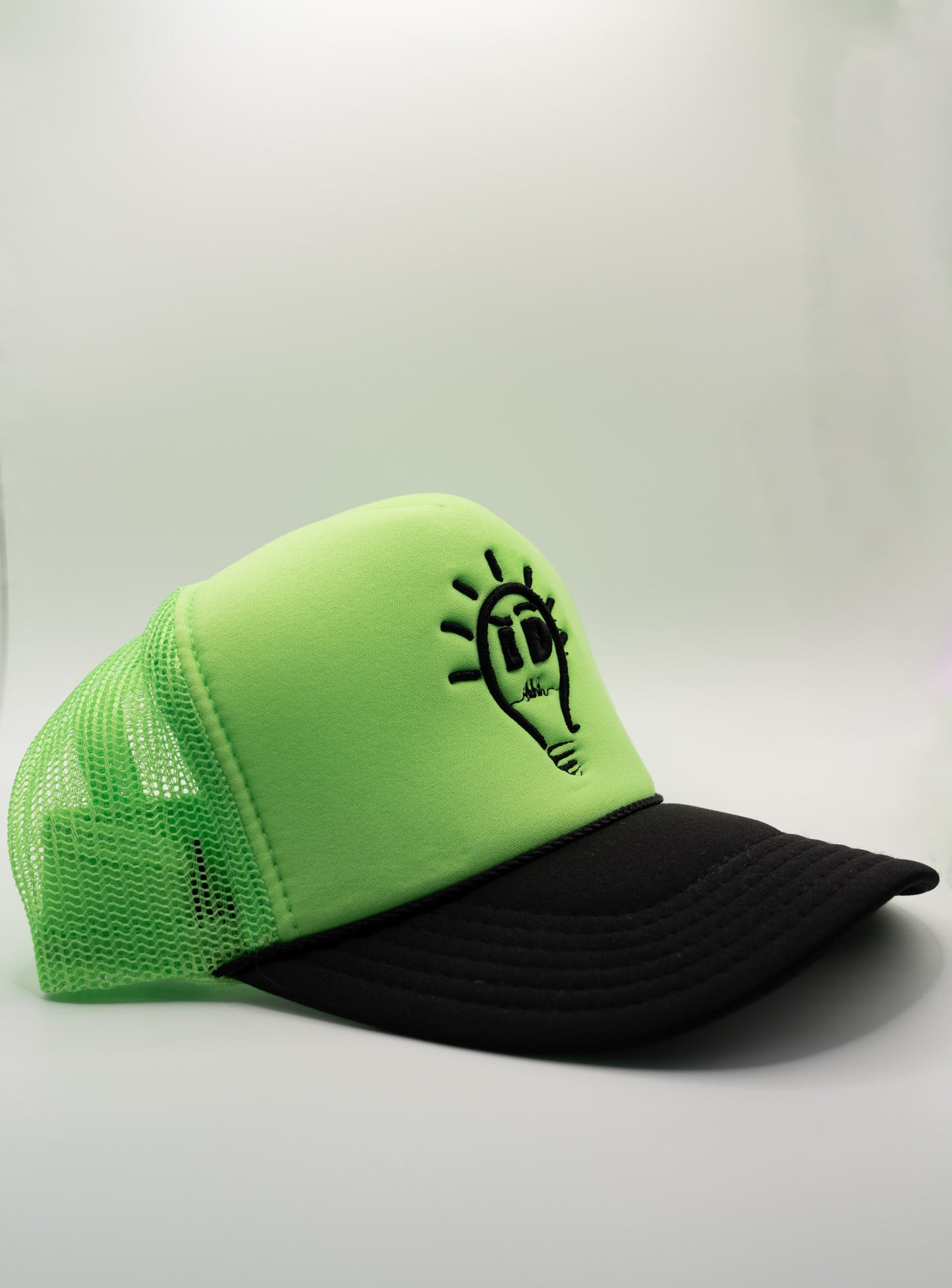 Foam Trucker Hat | Neon Green & Black w/ Black Logo