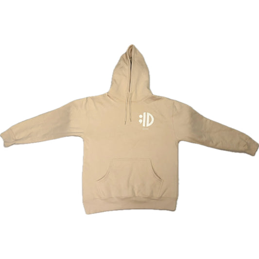 Keep Going Semicolon Hoodies #1 (Khaki/Nude)