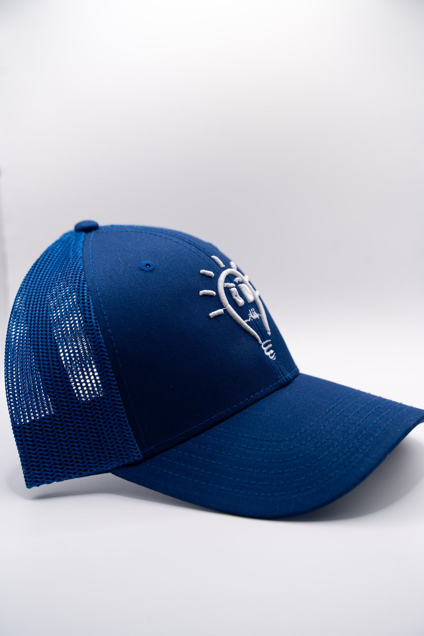 Trucker - Royal Blue w/ White logo