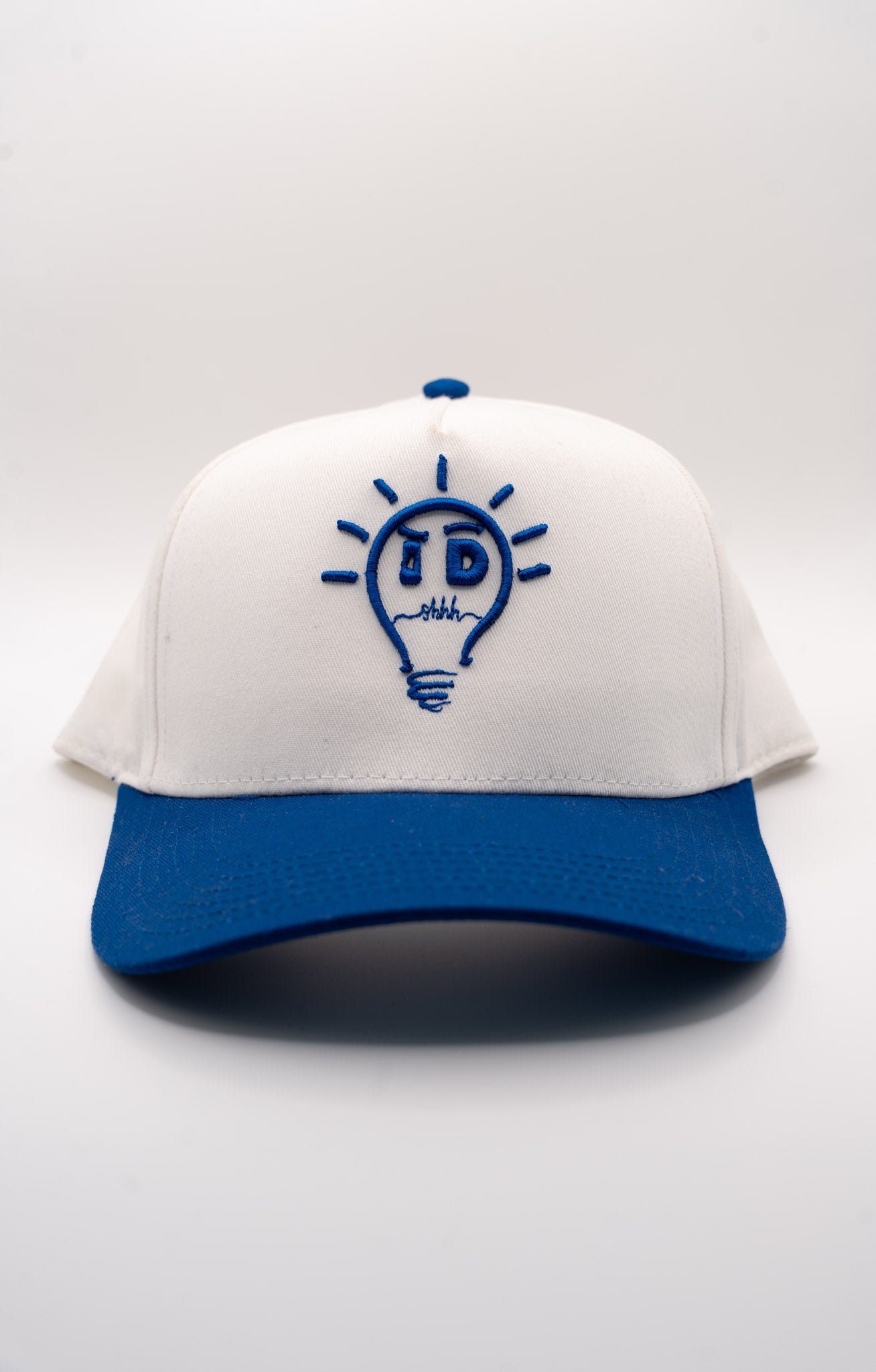 Baseball Cap - White & Royal Blue w/ Royal Blue logo