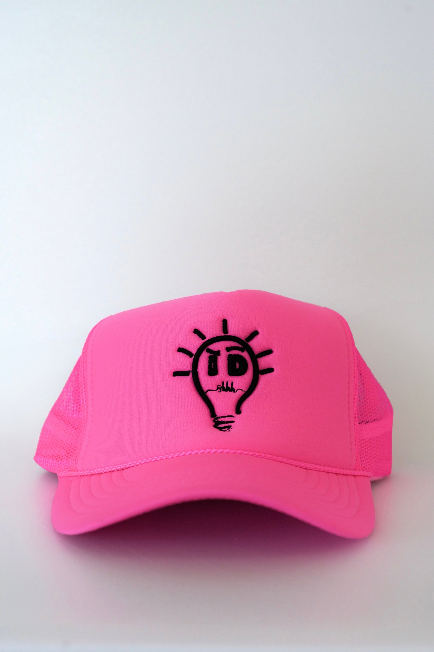 Foam Trucker Hat | Neon Pink | w/ Black logo